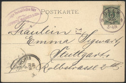 Beautiful Postcard Used On 9/MAY/1898, Excellent Quality. - Andere & Zonder Classificatie