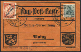 Special Card Flown From Darmstadt To Mainz On 18/JUN/1912, Very Nice! - Andere & Zonder Classificatie