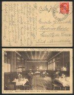 PC With Very Nice View Of  RESTAURANT, Sent From Berlin To Argentina On 5/JUL/1928, With Interesting Receiving... - Other & Unclassified