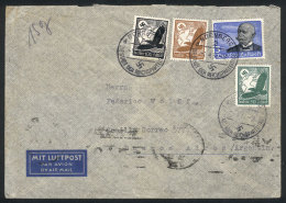 Airmail Cover Sent From Nürnberg To Buenos Aires On 1/AP/1937 Franked With 4.75RM., Including Michel 539x... - Other & Unclassified