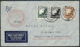 Airmail Cover Sent From Pirna To Argentina On 3/MAY/1937, Franked With 1.75Mk. - Andere & Zonder Classificatie