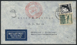 Airmail Cover Sent From Hamburg To PARAGUAY On 15/SE/1937, VF Quality! - Autres & Non Classés