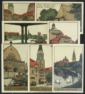 KIEL: 7 Old Litho PCs, Excellent Quality! - Andere & Zonder Classificatie