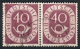 Michel 133, Used Horizontal Pair, Very Fine Quality, Catalog Value Euros 250. - Sonstige & Ohne Zuordnung