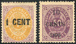 Sc.14/15, 1887 And 1895 Set Of 2 Surcharged Values, VF Quality, Catalog Value US$142+ - Other & Unclassified