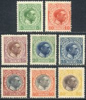 Sc.51/58, 1915 Christian X, Complete Set Of 8 Unused Values, VF Quality, Catalog Value US$31+ - Other & Unclassified