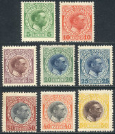 Sc.51/58, 1915 Christian X, Complete Set Of 8 Unmounted Values, Excellent Quality (only The Low Value Very Lightly... - Other & Unclassified