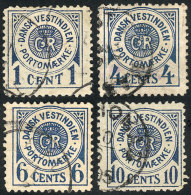 Sc.J1/J4, 1904 Complete Set Of 4 Values, Used, VF Quality (the 10c. With Minor Thin On Reverse), Catalog Value... - Andere & Zonder Classificatie