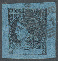 GJ.3, Blue, With Unknown Cancel (possibly Foreign), Excellent Quality! - Corrientes (1856-1880)