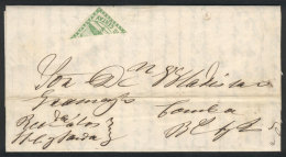 Entire Letter Sent From MERCEDES (Corrientes) To Buenos Aires On 5/MAY/1862, Franked With 10c. Confederation... - Oblitérés