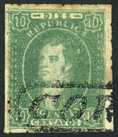 GJ.23, 10c. Worn Impression, With Straightline CÓRDOBA Cancel, VF! - Used Stamps