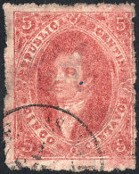 GJ.25, 4th Printing, With Variety "blurred Frame Line At Bottom Right", Excellent Quality! - Used Stamps