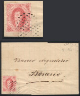 GJ.32, 7th Printing Imperf, Fantastic Example Of Very Wide Margins And With Variety: "right Margin Tinted",... - Covers & Documents