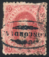 GJ.33, 7th Printing Perforated, Fantastic Example With Perforations All Around (very Rare!), With Rare DOUBLE... - Used Stamps