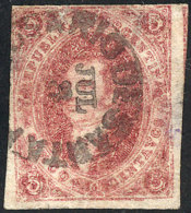 GJ.34, 8th Printing, Used In Rosario, VARIETY In Cancel: Without Year, Small Thin On Reverse, Good Front, Very... - Gebraucht