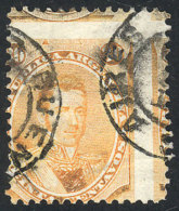 GJ.42, 1867 30c. Alvear, With Variety: Misperforated, Fantastic, VF Quality, Rare! - Other & Unclassified
