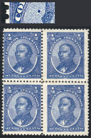 GJ.80, 1888 ½c. Urquiza, Mint Block Of 4, One With Variety: Notable Spot Left Of Urquiza, VF Quality! - Sonstige & Ohne Zuordnung