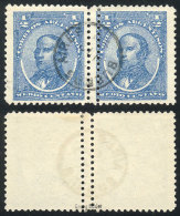 GJ.80, 1888 ½c. Urquiza, Pair With Variety: DOUBLE VERTICAL PERFORATION, Excellent Quality, Rare! - Autres & Non Classés