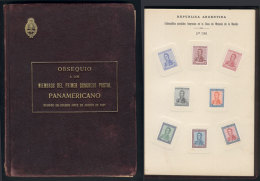 Gift Book For Those Attending The 1st Panamerican Postal Congress In Buenos Aires, 1921, It Contains PROOFS Of... - Sonstige & Ohne Zuordnung