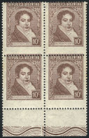 GJ.774, Block Of 4 With VARIETY: Very Shifted Perforation, Very Nice! - Sonstige & Ohne Zuordnung