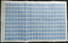 GJ.177, 1923 20c. San Martín With Period, COMPLETE SHEET Of 200 Stamps, Including Some Overprint Varieties,... - Officials