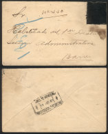 Envelope For Official Use Of The Post (black Issue) Sent To Buenos Aires In 1883, Interesting! - Postwaardestukken