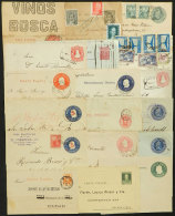 Very Interesting Lot Of 18 Varied Postal Stationeries, Including Some Scarce Pieces, Others With Printed... - Postwaardestukken