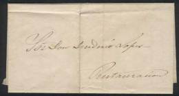 Complete Folded Letter Sent From CORRIENTES To Restauración On 11/NO/1862 Outside The Provincial Postal... - Autres & Non Classés