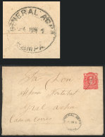 5c. Kidd Stationery Envelope With Pen Cancel, Sent To GENERAL ACHA (La Pampa), Arrival Mark Of 4/JUN/1881, Rare And... - Autres & Non Classés