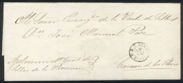 Official Folded Cover Sent Without Postage From Buenos Aires To Carmen De Las Flores On 21/OC/1887, Excellent... - Other & Unclassified