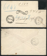 Official Service Envelope Of The Argentine Mail (12c. Overprinted With Black Square) Sent By Registered Mail From... - Other & Unclassified