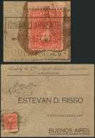 Front Of Cover Sent From Asunción (Paraguay Postage Of 20c.) To Buenos Aires, Postmarked "CORREO ARGENTINO -... - Other & Unclassified