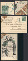 PC Sent To Buenos Aires On 7/MAY/1904, Franked With 2c. Liberty, With BLUE Datestamp Of La Plata, Excellent... - Other & Unclassified