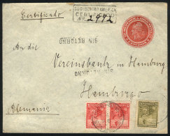 Registered Cover Sent From Buenos Aires (Sucursal Centro América) To Germany On 19/JUN/1905 Franked With... - Other & Unclassified
