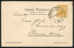 TP Franked With 4c. Liberty, Sent To Buenos Aires On 25/AU/1905 With Double Circle Datestamp Of CORRIENTES, Very... - Andere & Zonder Classificatie