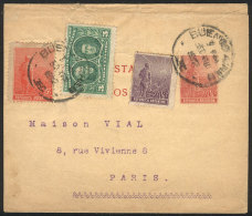 ½c. Wrapper With Additional Franking (total Postage 9c.) Sent To Paris On 30/AU/1912, Very Colorful, VF... - Other & Unclassified