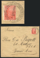 Cover Sent To Martínez On 7/MAR/1914, Franked With 5c. Plowman Canceled In ISLA MARTIN GARCIA - TERRITORIO... - Andere & Zonder Classificatie