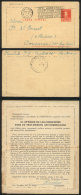 5c. San Martín Lettercard With Printed Advertising Inside For MEDICINE, Sent From Buenos Aires To... - Other & Unclassified