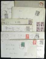 43 Covers Used In 1940s And 1960s, With Some Nice Postages (many Franked With 3c.) And Some Interesting Cancels... - Andere & Zonder Classificatie