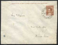 5c. PS Cover Sent To Buenos Aires On 20/MAY/1942, With The Very Rare Postmark Of DOS POZOS (Chubut), VF! - Andere & Zonder Classificatie