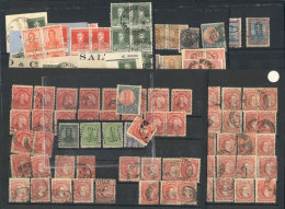 Lot Of Used Stamps + Some Examples With Perforated Cancel, VF General Quality, Including Some Very Nice Postmarks,... - Collections, Lots & Séries