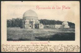 LA PLATA (province Of Buenos Aires): Observatory, Ed. Peuser, Used In 1910, Fine Quality! - Argentinië