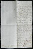 Interesting Manuscript Document Of The Year 1806 (in Luján), It Reads: "...we Do Not Yet Have A Prison, For... - Autres & Non Classés