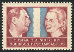 Juan And Eva Perón And Argentine Flag, "Obsequio A Nuestros Queridos Descamisaditos", Cinderella That Was... - Autres & Non Classés