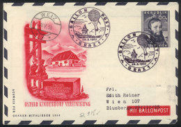 Aerogram Flown By Balloon On 28/MAY/1940, With Special Postmarks, VF Quality! - Brieven En Documenten