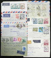 More Than 120 Covers (most Sent To Argentina), Very Nice Postages, Including High Values, Fine To VF Quality, Good... - Covers & Documents