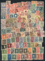 Lot Of Old Stamps, A Careful Review Will Surely Reveal Varieties, Interesting Shades, Good Cancels Etc. Yvert... - Verzamelingen