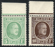 Sc.189/190, 1926/7 5Fr. And 10Fr., MNH, Very Fine Quality, Catalog Value US$237 - Autres & Non Classés