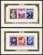 Sc.B466A/B466B, 1949 Paintings, Cmpl. Set Of 2 Sheets, Mint No Gum, VF, Catalog Value US$400 - 1924-1960