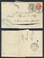 29/MAY/1875 LIEGE - Argentina: Entire Letter Franked By Sc.32+35 (Leopold II 10c + 40c.) With Liege Datestamp,... - Autres & Non Classés